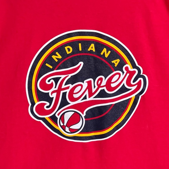 WNBA Indiana Fever Primary Logo Red T Shirt Adult size XL - Picture 4 of 8